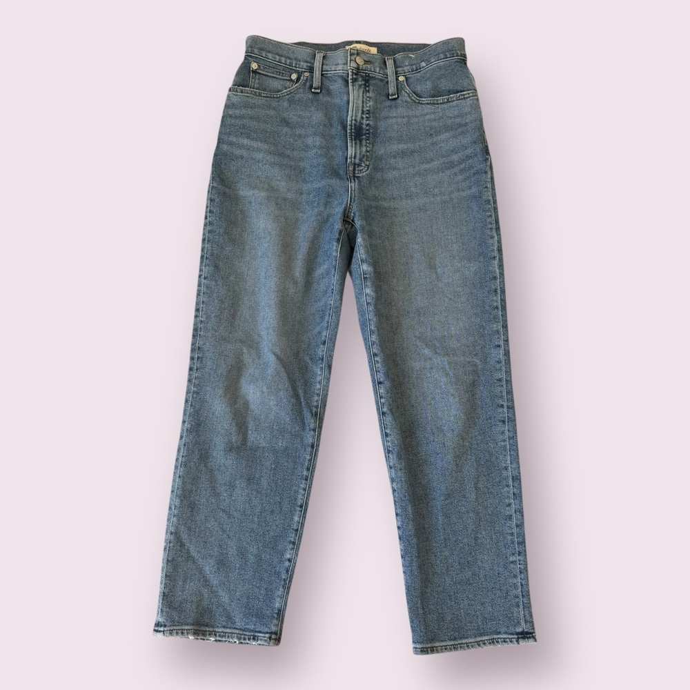 Madewell Perfect Vintage Straight Crop Jeans Sz 10/30